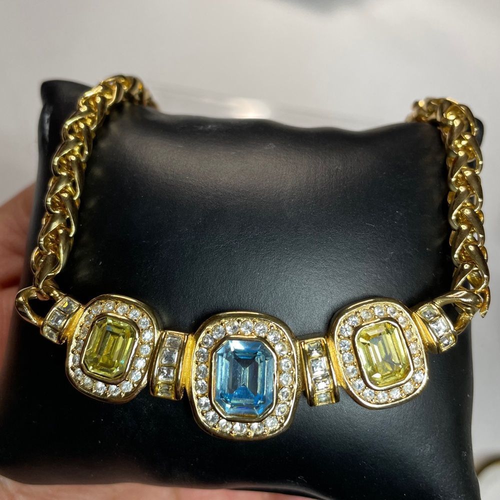 Christian Dior Yellow Gold Tone Matching Jewelry Set - Picture 6 of 13